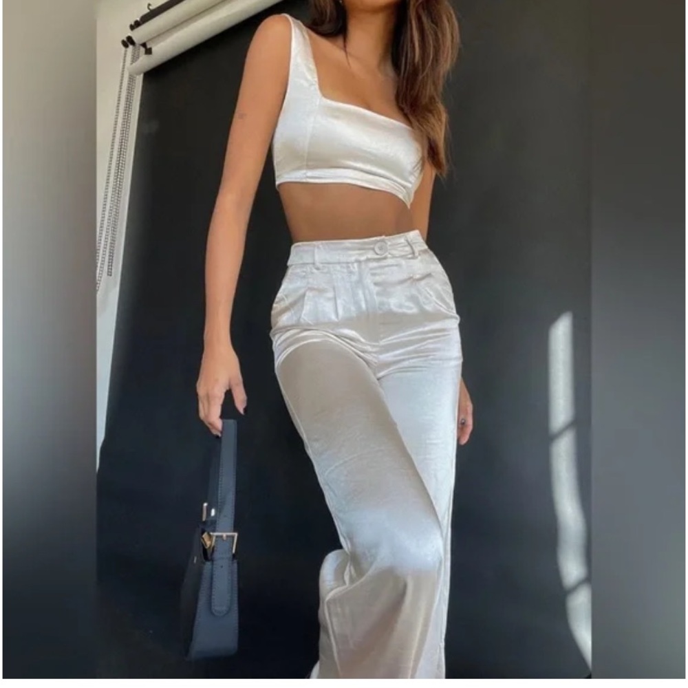 Elegant White Women's Pants